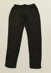 Kaffe Women's Pull On High Rise Jamal Leggings JB1 Black Glitter Medium NWT