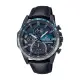CASIO 卡西歐 EQS-940NL-1AV NIGHTTIME DRIVE 系列太陽能電量顯示計時腕錶 漸層藍 49.5mm