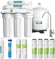 APEC Water Systems ROES-50 Essence Series Top Tier 5-Stage WQA Certified Ultra Safe Reverse Osmosis Drinking Water Filter System with Extra High Capacity Pre-Filter Set Stage 1-3