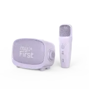 myFirst Voice 2 All-in-One Wireless Karaoke Bluetooth Microphone Purple