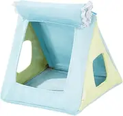 WeiLaiKeQi Parrot Tent with Hammock, Cozy Hideaway for Small Animals, Blue