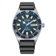 Citizen NY0129-07L Men's Promaster Marine Automatic Diver's Watch, Blue Dial, Bl