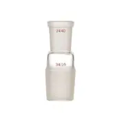 Glass Reducing Adapter From 34/35 Cone To 24/40 Socket Laboratory Glassware