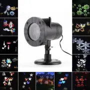 Outdoor Projector Laser LED Snowflake Stage Light Christmas Lamp Garden Decor