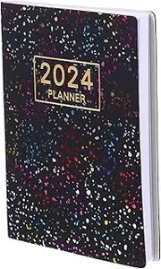 DOITOOL Portable Academic Planner Book Multi Function Organizer for Students Teachers Office Staff Writing Notebook Stylish for Long Term Use