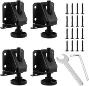 Set of 4 Heavy Duty Adjustable Leveling Feet Levelers Hexagon Nuts Lock