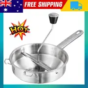 Stainless Steel Making Puree Blender Food Grinder Vegetable Mill Kitchen Too#C