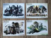 Triangle Strategy promo Art Postcards from preorder Nintendo Switch Square Enix