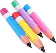 KOMBIUDA Big Inflatable Crayon Toy Giant Decorative Prop for Birthday School 4pcs Pack