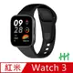 HH-Redmi Watch 3 矽膠錶帶 (黑色)