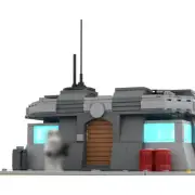 MOC-155802 Base Bunker Model from Movie Minifig Scale 695 Pieces for Christmas