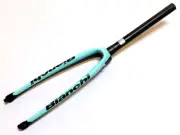 2018 Bianchi ARIA 1-1/8In to 1-1/4In Tapered Full Carbon Fork Matt Celeste