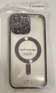 Apple iPhone 14 Pro Max, Purple Color Wireless Case
