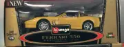 1996 FERRARI 550 MARANELLO GIALLO YELLOW 1:18 by BURAGO 3354 NEW IN OLD BOX