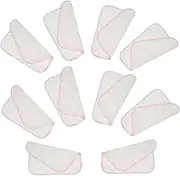 WATIIFUFU 10pcs Infants Cotton Towels Saliva Towels Newborn Handkerchief Facial Towels