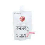 YEONDOOFARM 韓國蘋果汁100ML (單包45元，3包99元)，正式進口報關，貼有中文標籤