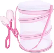 1Set Collapsible Butterfly Habitat Cage Set with Zipper Tong for Insect Observation Portable Mesh Cage for Outdoor Adventures and Science Education