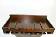 Wine Holder Wall Shelf Holds10 Glass 6 Bottle Kitchen Bar Pub Storage Rack.