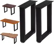 19'' Tall Square Metal Table Legs for Furniture, Bench Legs, Coffee Table Legs,