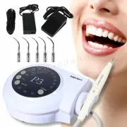 Portable Dental Ultrasonic Piezo Scaler & Handpiece & 5 Tips fit DTE Satelec cmk