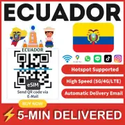 [eSIM] Ecuador eSIM e-SIM card Travel Sim card Tarjeta eSIM Dato Data only A+