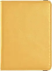[Amooorous] National Memorial Day Soldier with Gun Yellow Leather decorative passport book holder Travel Documents Organizer Protector Wallet Passport Holder Waterproof, National Memorial Day soldier with gun