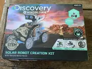 New DISCOVERY KIDS Mindblown STEM 12-in-1 Solar Robot Creation Motorized