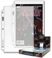 Lot of 400 BCW Pro 1 Pocket Acid Free Comic Book Album Pages binder sheets