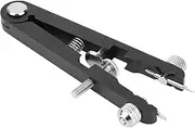 [Generic] Spring Bar Plier Watch Repair Tool Stainless Steel Spring Bar Plier with Pins for Watchmaker Stainless Steel (Black)