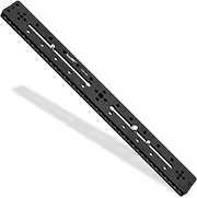 [Haoge] HQR-400 400mm Multi-Purpose Dual Dovetail Long Quick Release Extender Rail Sliding Plate for Camera Tripod Ballhead Clamp fit Benro Arca Swiss Sunwayfoto