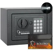 Steel Money Safe Box for Home with Fireproof Money Bag for Cash Hidden, Secur...