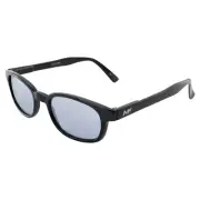 MF Lockdown Motorcycle Sunglasses Black Frame Blue Lens