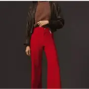 Anthropologie The Colette Cropped Wide-Leg Pants by Maeve 31 Petite