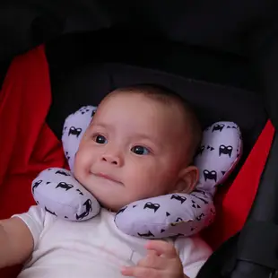 嬰兒護頭U型枕推車固定頭部枕頭 汽車座椅睡覺保護頭護頸枕