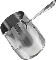 OFFSCH Stainless Steel Milk Frothing Cup with Scale Handled Pitcher for Coffee Milk Frothing Capacity Multi Use Kitchen Essential for Espresso Cappuccino