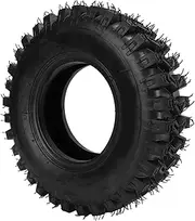 13x4.10‑6 Tires, Butyl Rubber, Fits Go Kart ATV Quad 4 Wheeler Mini Bike Garden Rototiller Snow Blower Wheelbarrow Lawn Tractor 47Cc, 49Cc Snow Motorcycle Tire