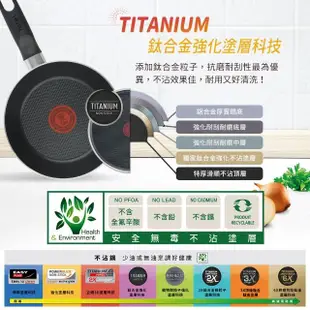 【Tefal 特福】法國製Enjoy Mini系列18CM不沾平底鍋/煎蛋鍋/早餐鍋(兩色任選)