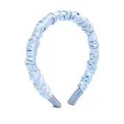 [Jennifer Behr] Jennifer Behr Ruched Satin Headband ONE SIZE BLUE