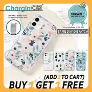 For iPhone 14 13 12 11 Pro Max Flower Floral Shockproof Case Shockproof Cover