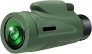 Telescope Telescopes Large Field of View 12X50 Monocular for Outdoor Camping Travel Hunting HD FMC Telescope with Tripod Mobile Phone Holder Bird Watching Telescope