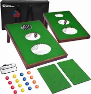 GoSports BattleChip VERSUS Golf Game - Includes Two 3 ft x 2 Green