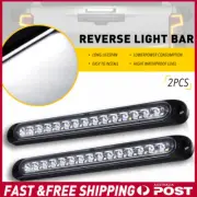 2X Tray Back Ute 15LED Lights Tail White Turn Slim Signal Strip Truck Trailer (for: Porsche)