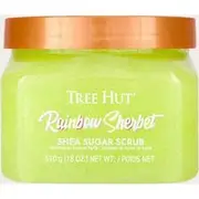 Tree Hut Rainbow Sherbert Shea Sugar Scrub 510g, Neon Green