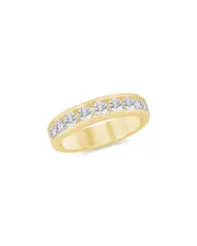 Bloomingdale's Fine Collection Diamond Channel Set Band Ring in 14K Yellow Gold, 1.50 tcw