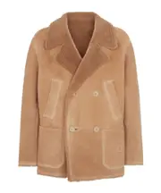 Light brown sheepskin blouson IT50 light brown
