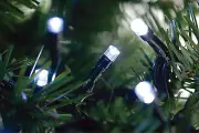 2x 200 LED 20M WHITE SOLAR CHRISTMAS WEDDING PARTY FAIRY STRING LIGHTS(2 sets)