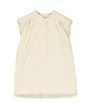 sleeveless lambskin leather top S,XS,M White