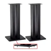 2x 28" Floor Speaker Stand Universal Home Theater Surround Sound Bookshelf Steel