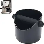 Black Coffee Waste Bucket Container Espresso Grinds Knock Box Tamper Bin Tube