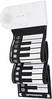 Abaodam Portable Key Folding Electronic Roll Up Piano Keyboard for Beginners Travel Friendly Design Durable Silicone Material for Adults Enhance Musical Skills Anywhere